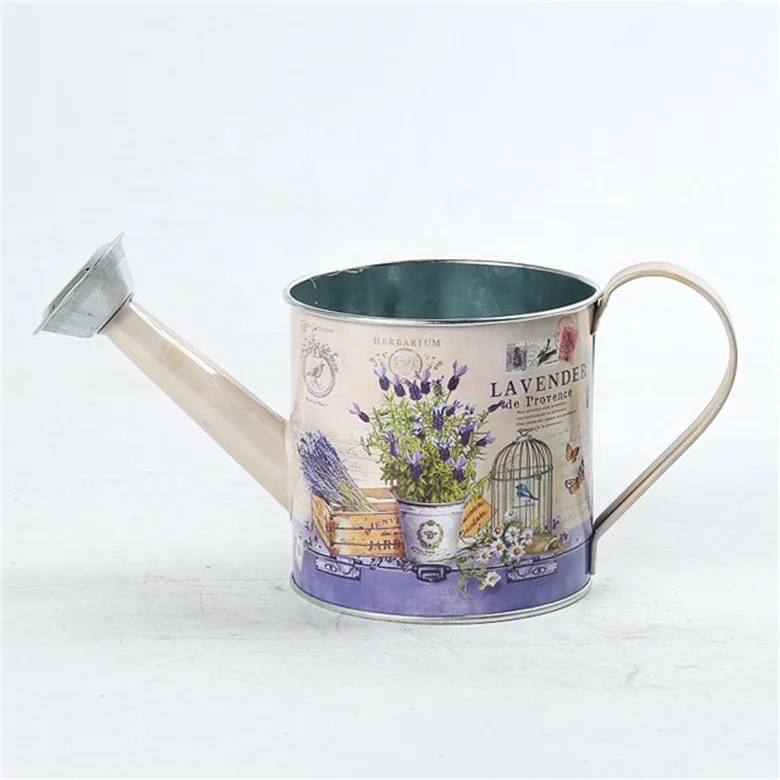 watering can garden pot metal planter print pot   container giftpacking