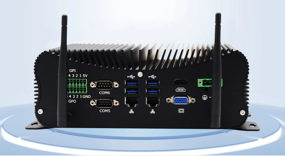 Промышленный компьютер 10-го поколения core i7 10510U Linux с модулем COM + GPIO 4G sim для оплаты киосков