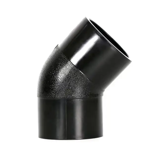 hdpe  butt elbow 45 degree tube Pipe connection fitting for Water pipe fast  pipe Fitting elbow
