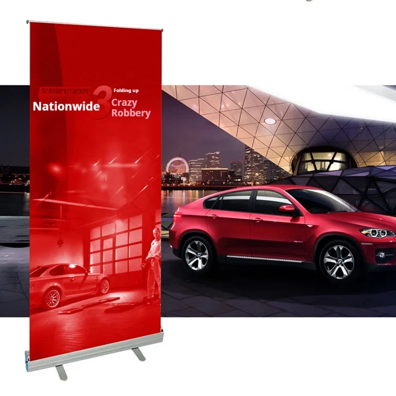 High Quality Portable banner holder stand Retractable stand banner display aluminum Frame roller banner stand