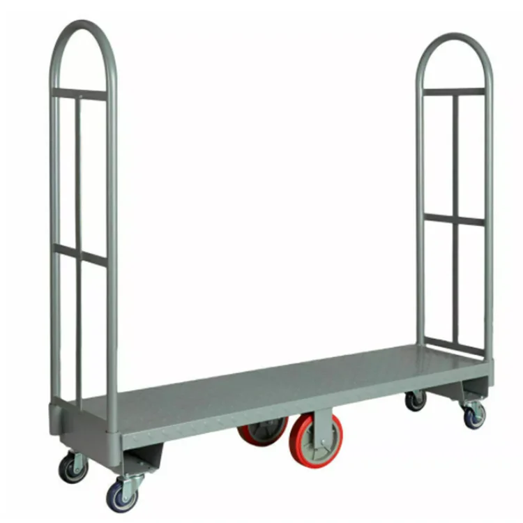 Heavy Duty Steel Dolly U-Boat Utility Trolley Material Cart Platform Hand Truck