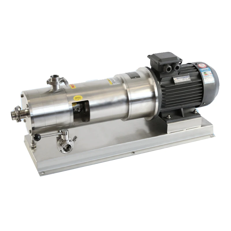 Factory Supply Stainless Steel High Speed Shear Three-Stage Pipeline Type Material-Liquid Homogeneous Mixing Emulsification Pump