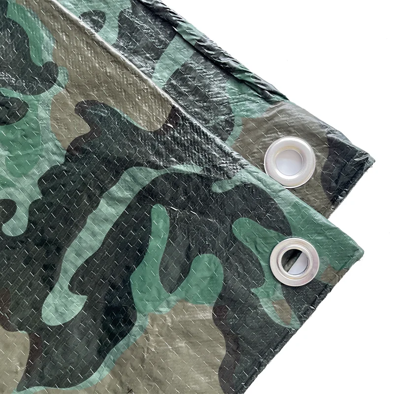 MILLION durable  waterproof polyethylene tarp china rainproof cloth outdoor pe tarpaulin  250 gsm army green