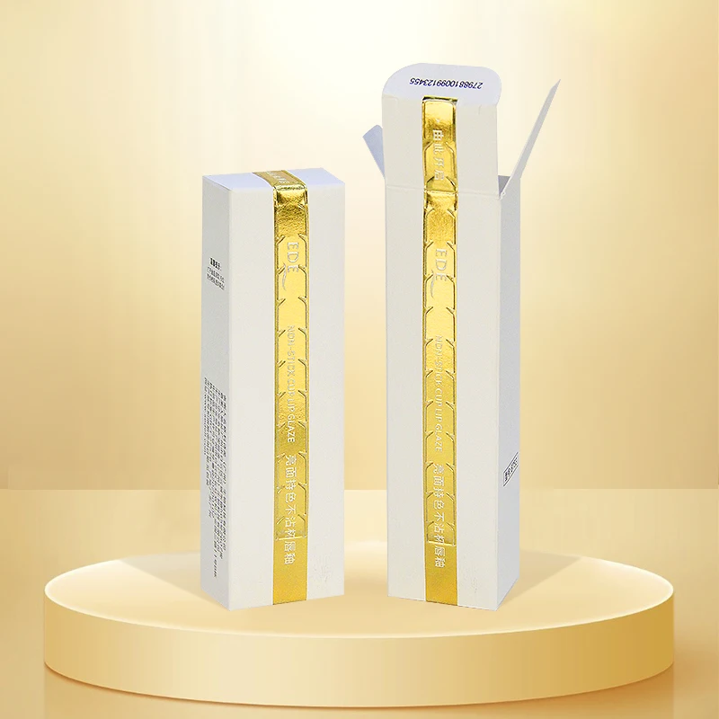 Guangzhou Factory Paper Box Custom Logo Paper Box with Tear Stripes