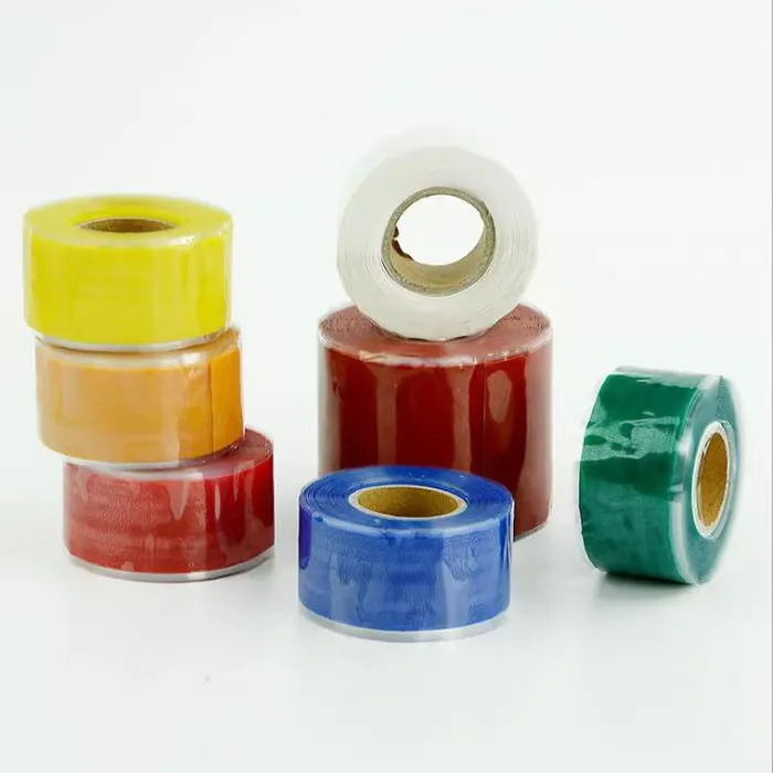 Custom Color silicone rubber tape electric power cable accessories silicone rubber self-adhesive tape