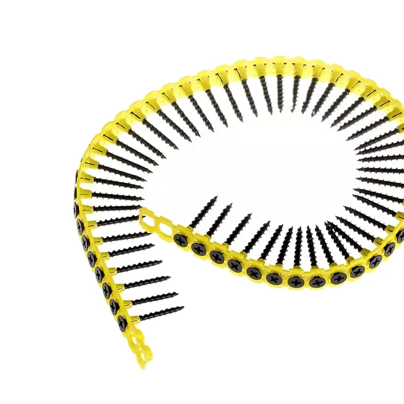 SDPSI stainless screw SS304 cheap price high quality Countersunk Head Coil Collated Drywall Screws