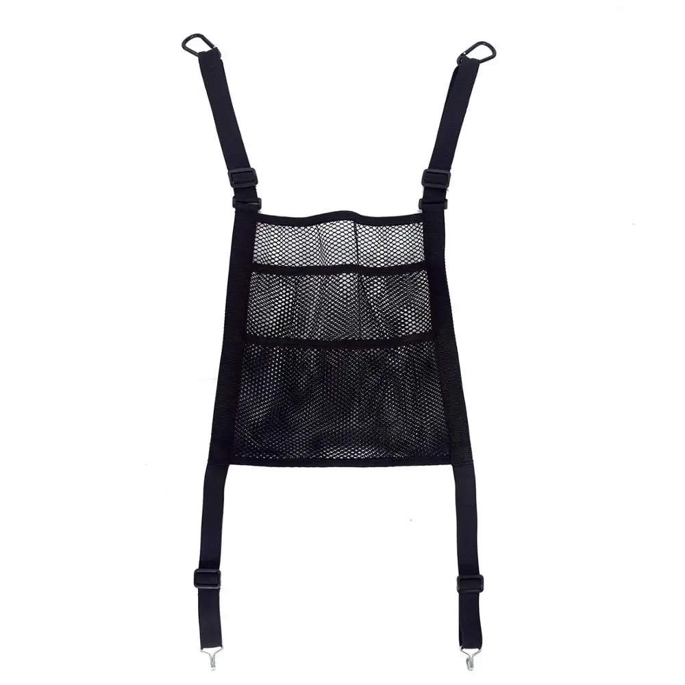 Новое предложение, партиями по 3 слоя задняя чехлы для сидений автомобиля из ткани в сеточку Органайзер сетчатый мешок pet барьер сумка для хранения