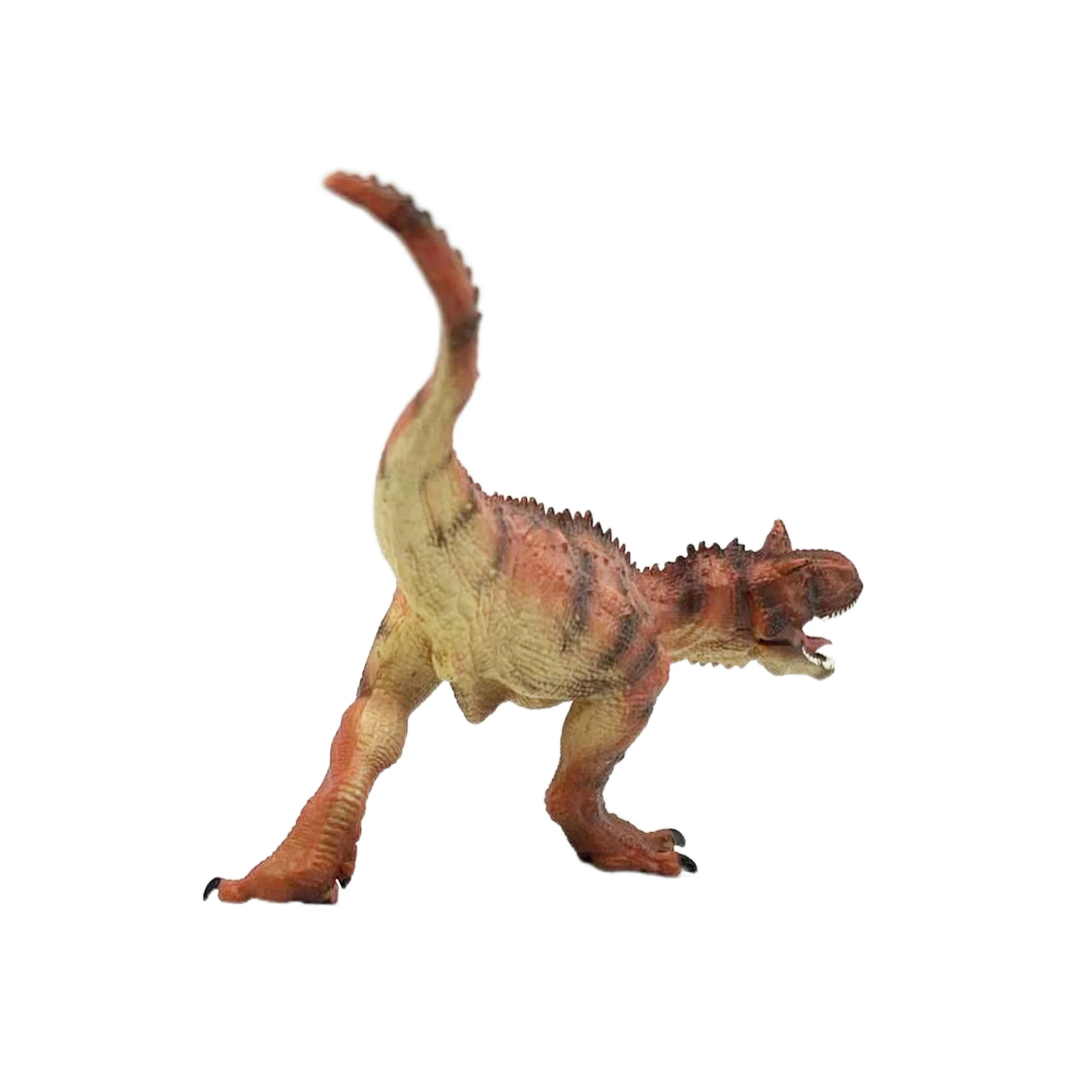 Animal Toys Dinosaur Figures Toys  Dino Action Figure Plastic Educational Play Orange Carnotaurus  with Movable Mouth