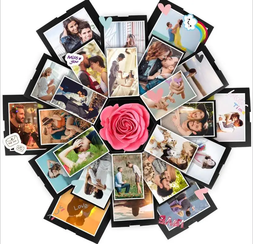  Небольшое количество заказов индивидуальный цвет и логотип напечатанная взрывобезопасная Подарочная коробка на день рождения