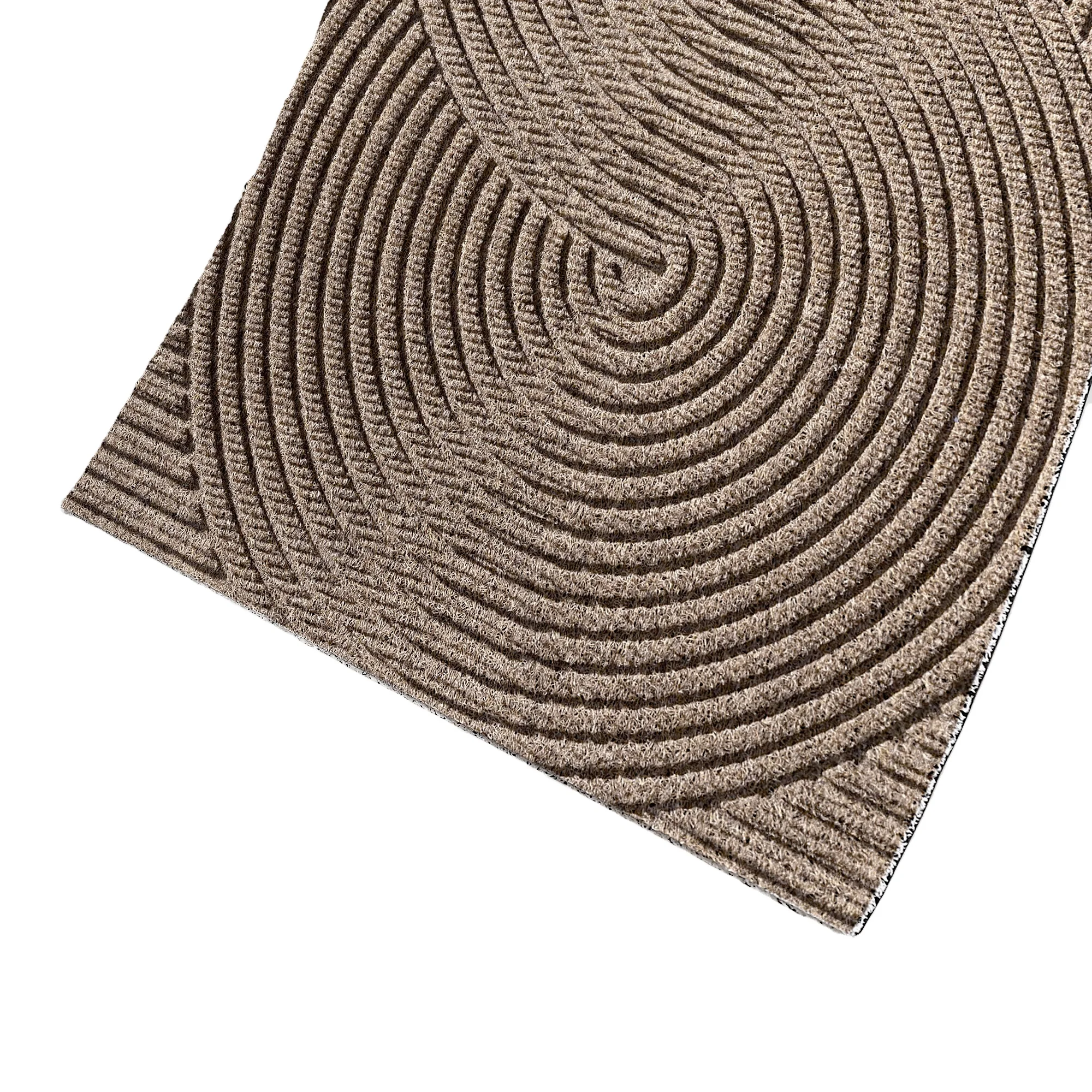 Unique Design High Quality Easy to Clean Front Mats Door Commercial Entrance Pvc Bottom Silk Ring Coil Doormat for Shoe Scraper