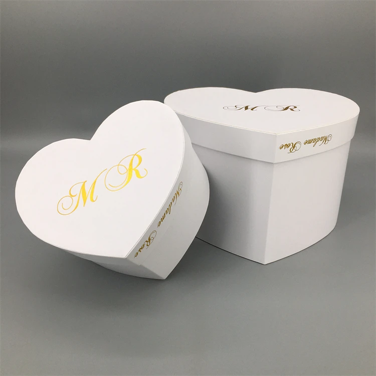 Custom Heart Shaped Unique Love Eco Friendly Velvet Boxes For Luxury Gift Packaging