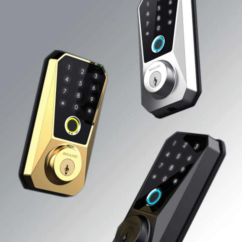 New smart fingerprint touchscreen digital door lock electronic lock Simple and uncomplicated design