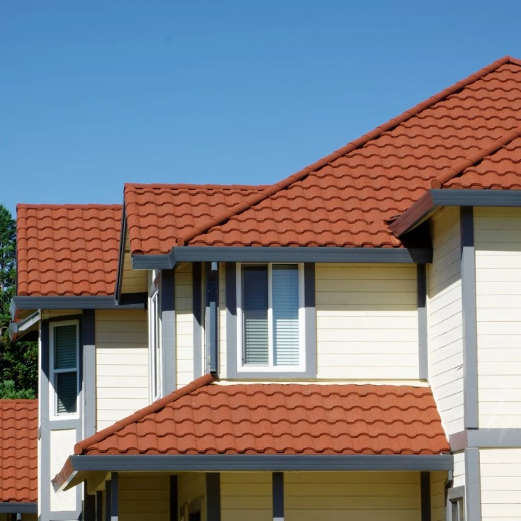 USA standards with factory prices Stone coated roofing solution on big selling Metal roofing shingle