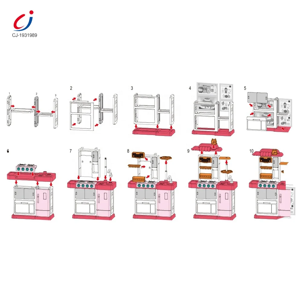 Boy And Girls Pretend Play House Multifunctional Baby Kitchen Toy for kids