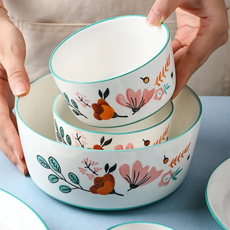 square hohemia japanese sushi tableware ceramic dinner set plate and cup set