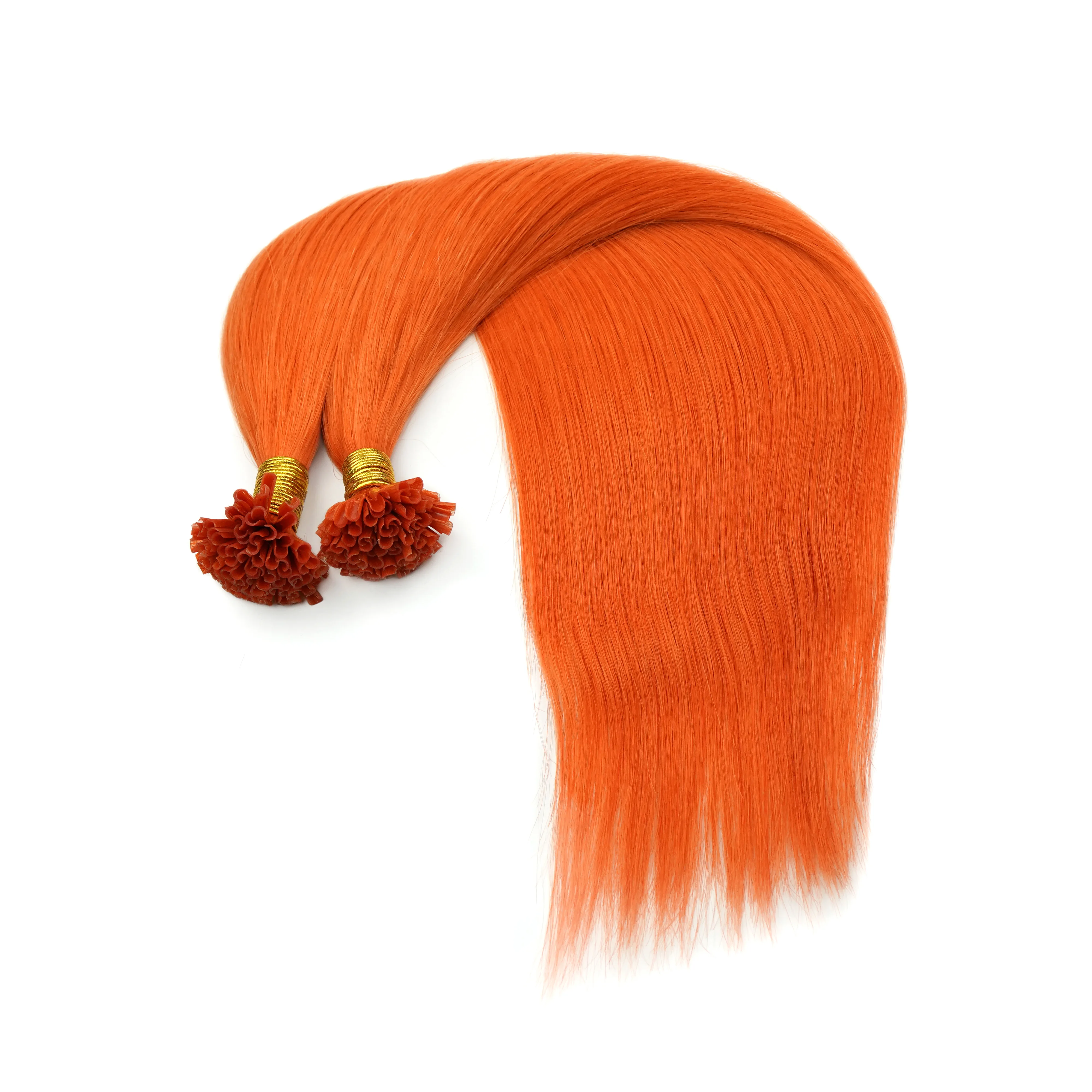 Ethically sourced 100% European remy hair extension cuticle aligned balayage colors thick ends best quality double drawn U tip