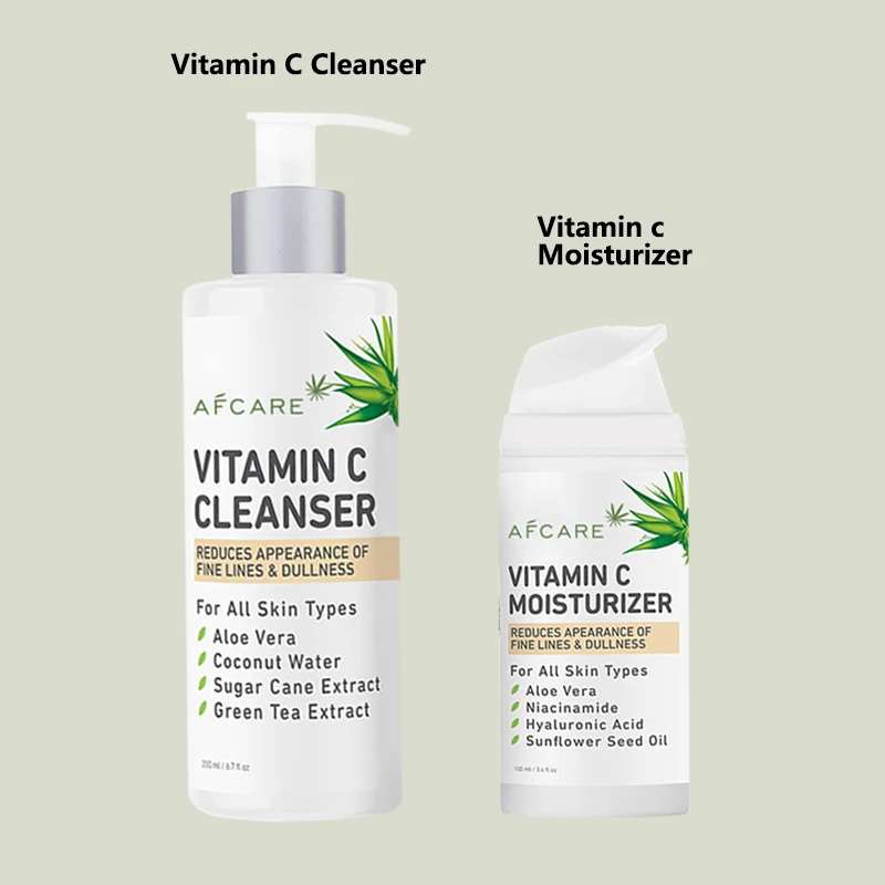Beauty Products Wholesale Skin Care Set Paraben-free Moisturizing & Whitening and Vitamin C Niacinamide Skin Care Set