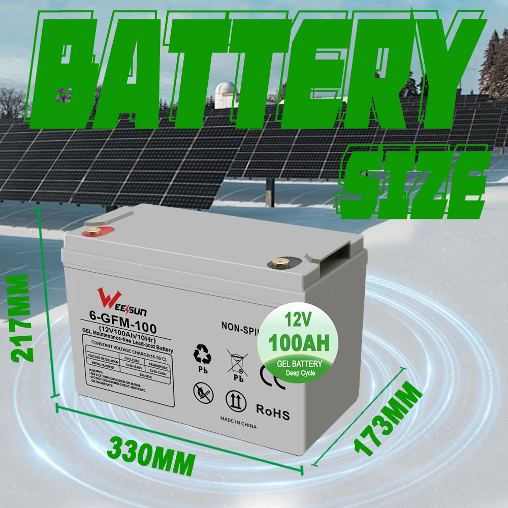 Китай Лучшая цена agm Глубокий Цикл сухой 12v100ah 150ah солнечная батарея 12 В гелевая промышленная Серверная система питания светодиодная лампа для домашнего использования