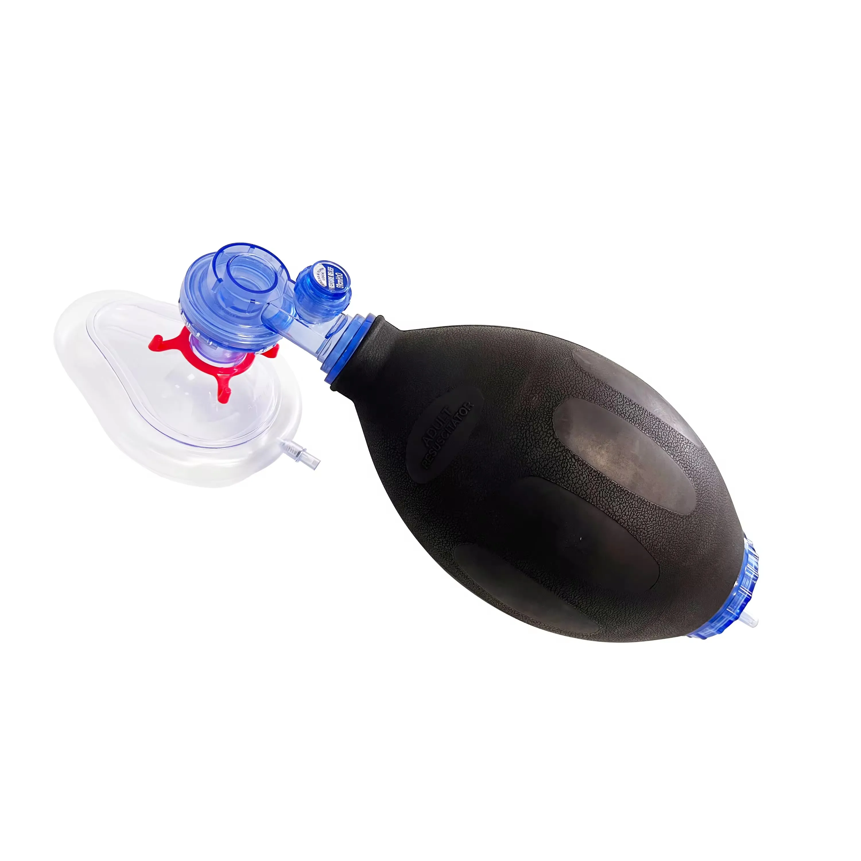 CE certificate Rubber Black Manual Resuscitator Ambu Bag Set For Emergency Rescue In Extreme Cold Area