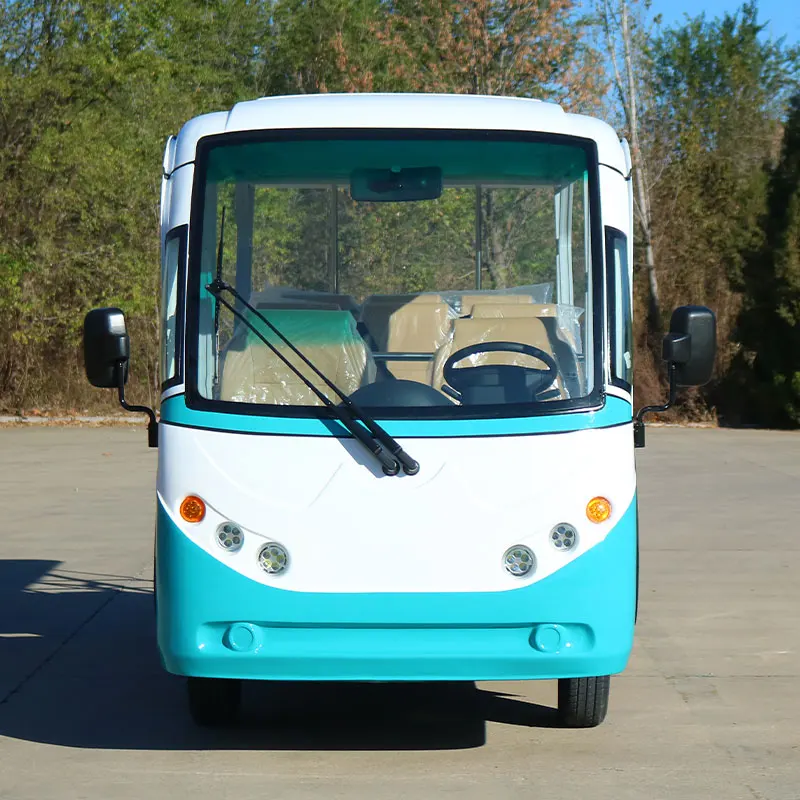 Eco-friendly 11 Seater Sightseeing Bus & Car Shuttle Bus Electric Tourist Sightseeing Car For Sale