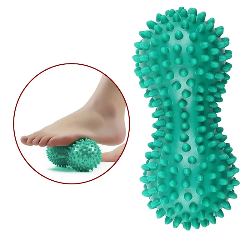 Original factory Custom Spiky Massage Balls Hard Soft Stress Reflexology Point Roller For Hand And Foot Myofascial Release
