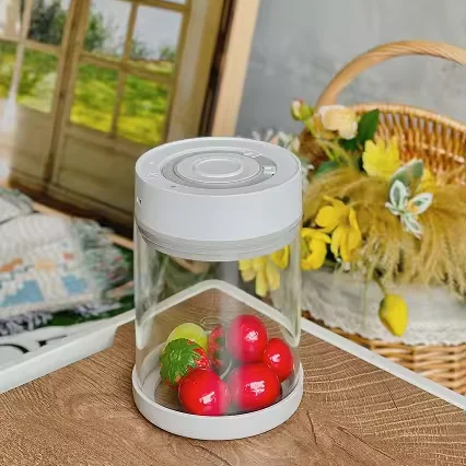 Smart Auto-Vacuum Suction Canister Airtight Storage Jars for Herb Food Storage & Container