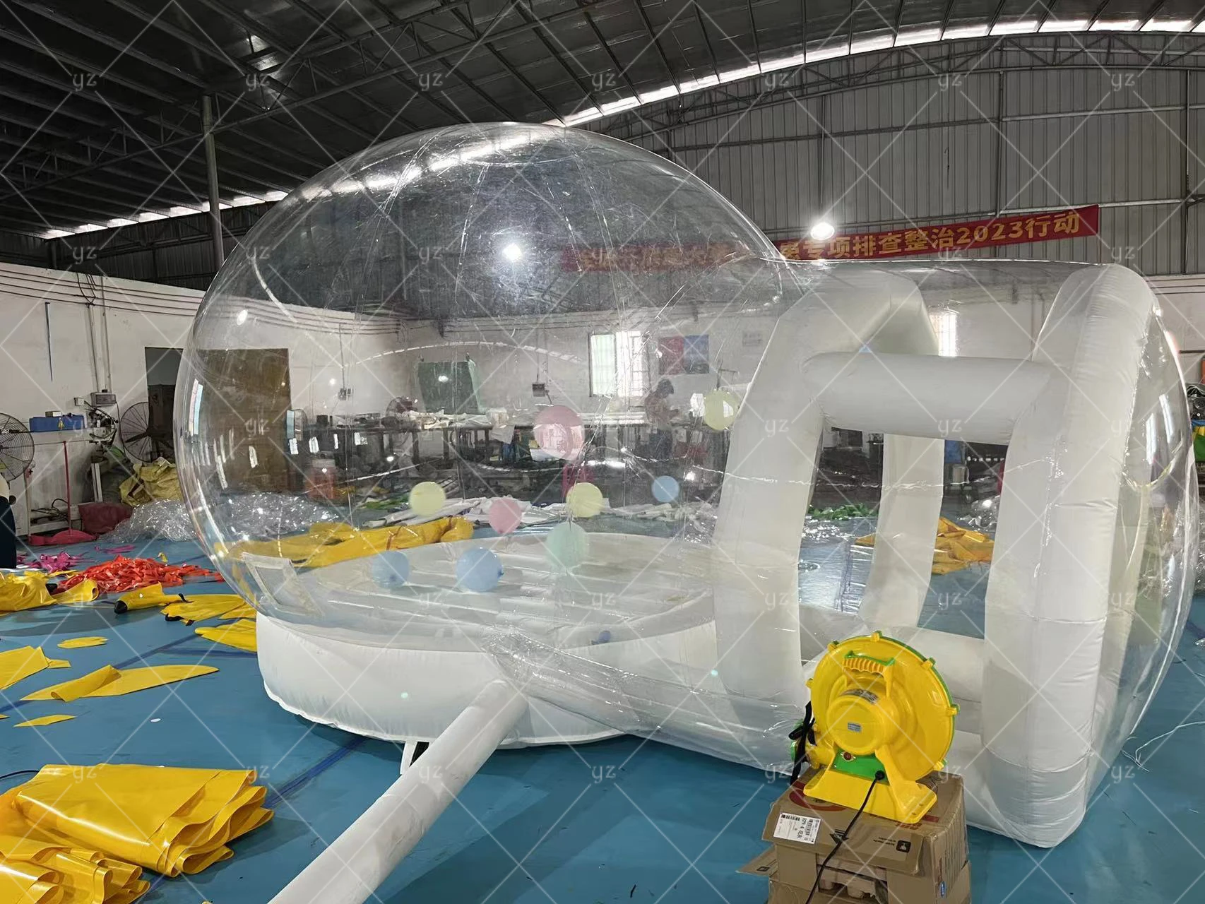 Outdoor 3 meters inflatable bubble house tent balloon transparent PVC bubble bounce house