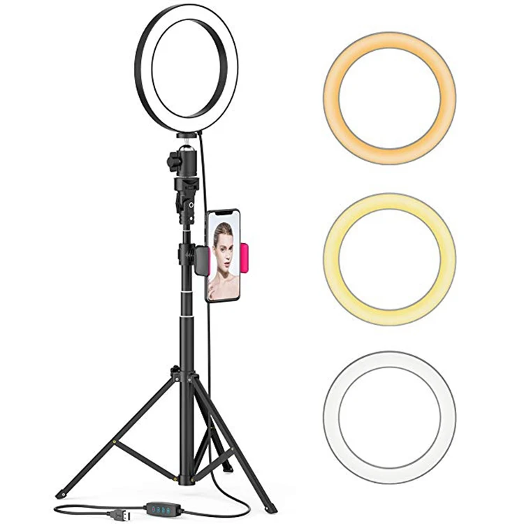 Селфи Usb зарядка кольцо свет Светодиодная камера вспышка студия для смартфонов фотографии
