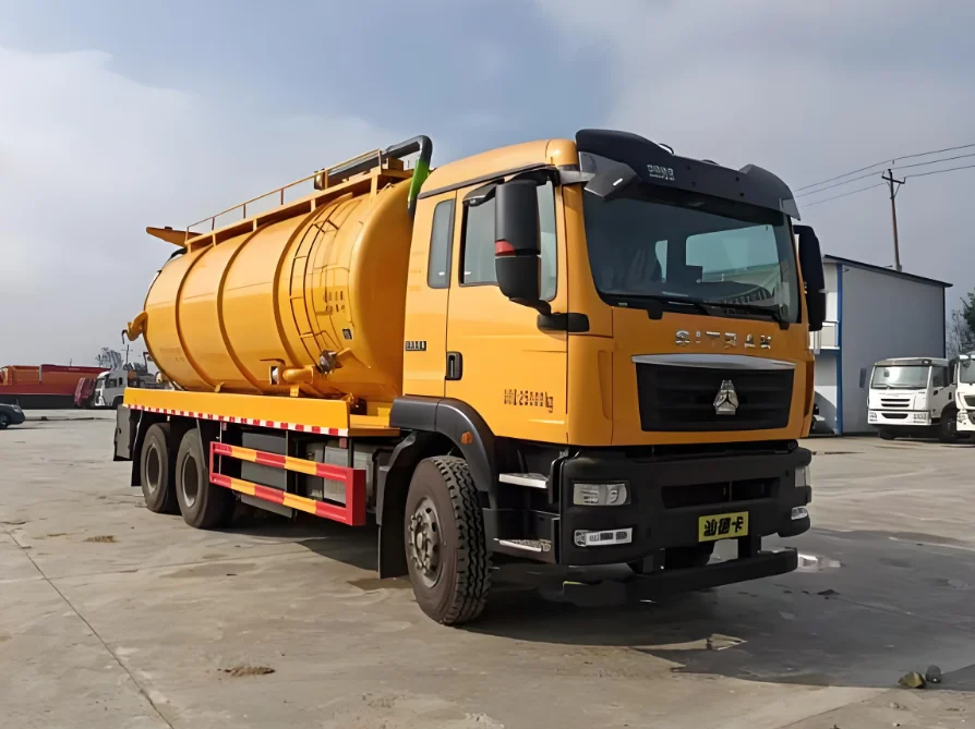 Китайский Национальный грузовик HOWO 351-450hp 4x2 мини-вакуумный с угольным пластом 10-20 механическая коробка передач использованное состояние