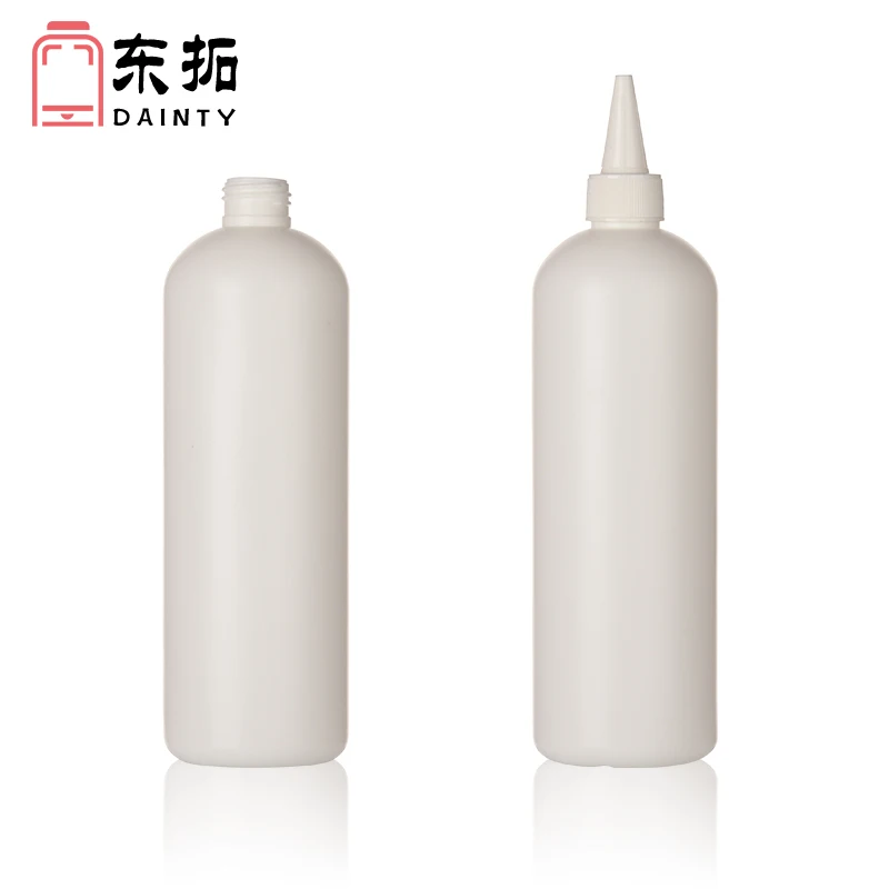 HDPE Pointed Mouth Cap bottle Pigment printing Chemical water plastic Sauce wholesale kitchen accessories bottle dropper cap