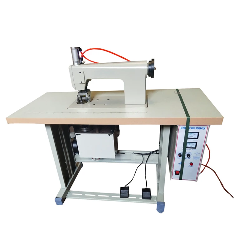 Dual Motors Ultrasonic Sewing Machine for Surgical Gown Bra Cup Disposable Mask Embroidery Lace Making Fabric