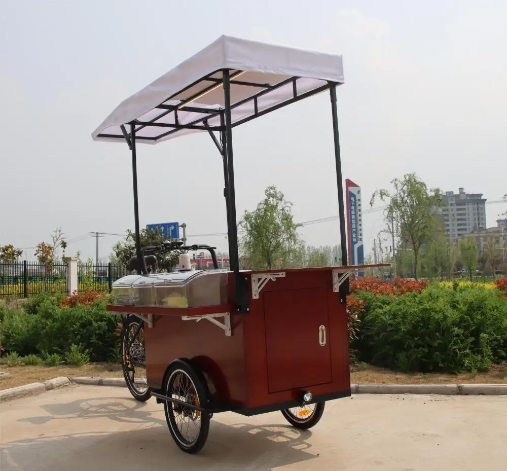 Food Beverage Factory Mobile Coffee Cart Bike Food Cart