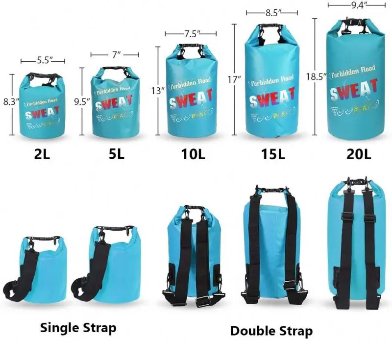 Outdoor Printing Waterproof Dry Bags Beach Bag