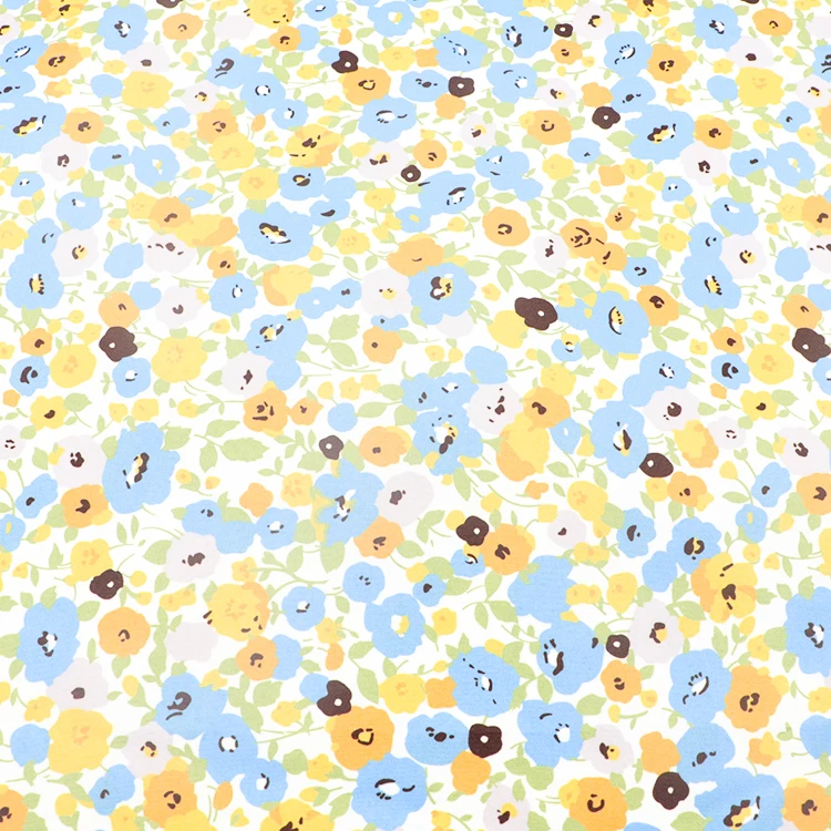 2021, модный тренд, в наличии на складе, эластичная переработанная 95% полиэфир, 5% спандекс, цветочный принт, ткань с пулями