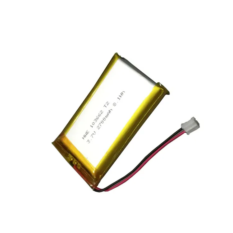 Lithium Polymer Battery 3.8V 3.7V 2700mah 3000mah Lipo Battery 103662 for GPS fleet tracking