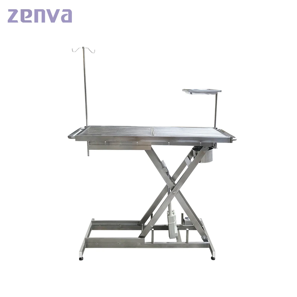 Vet electric surgery table operation veterinary operating table pet dog cat surgical groom table