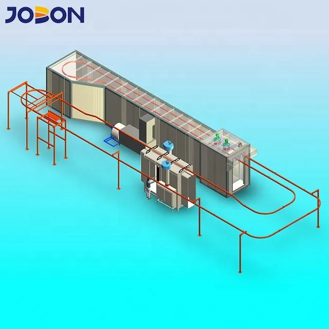 Линия порошкового покрытия для огнетушителя, сертифицированная CE