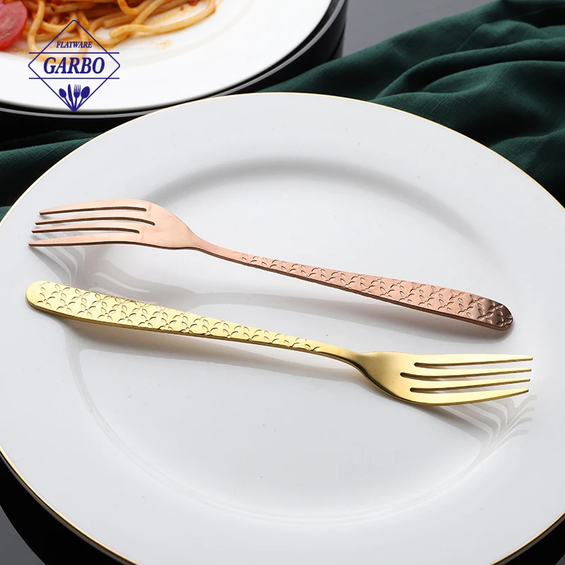 Christmas gift wedding souvenirs for guests cutlery tableware 13/0 stainless steel flatware gold silverware knife and fork sets
