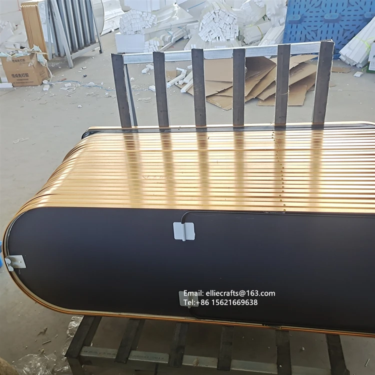 gold arch floor mirror