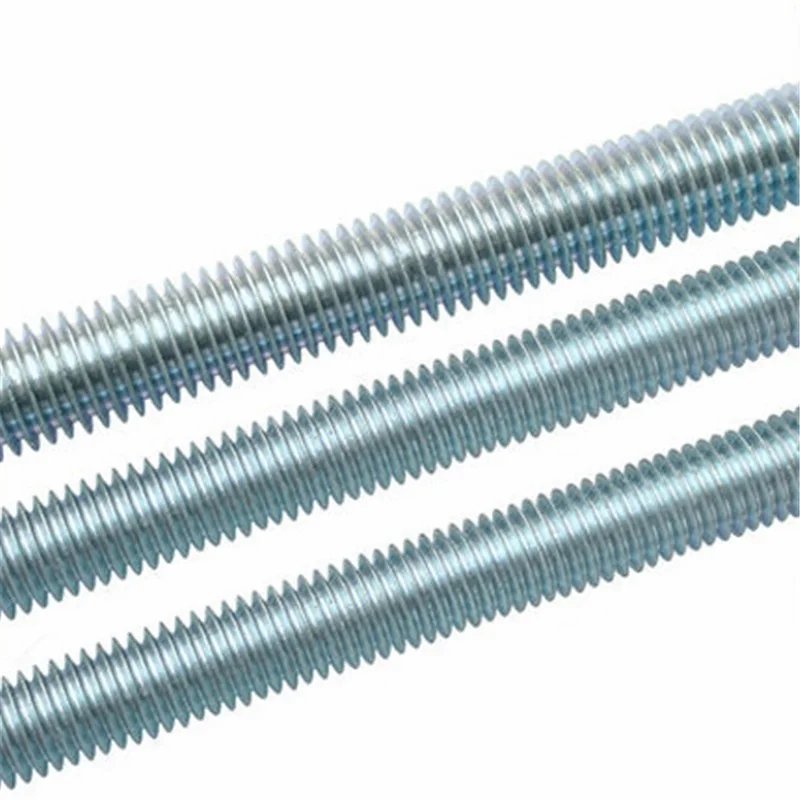 Galvanized full thread threaded rod  Hot dip galvanized  double head bolt