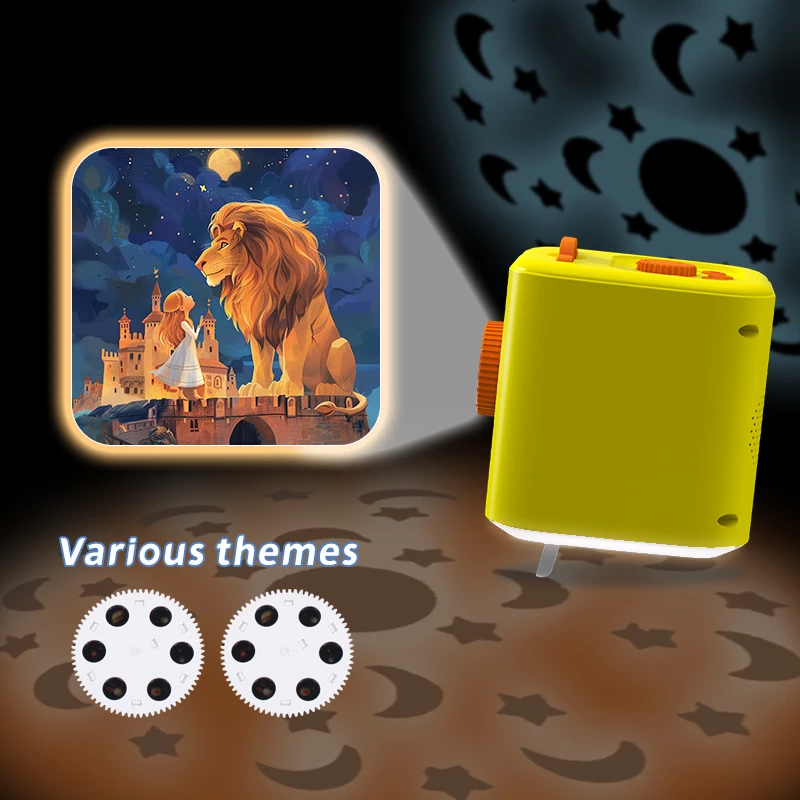 Toy Gift for Toddlers and Kids Girls Boys Age 3+ Night light story projector with audio