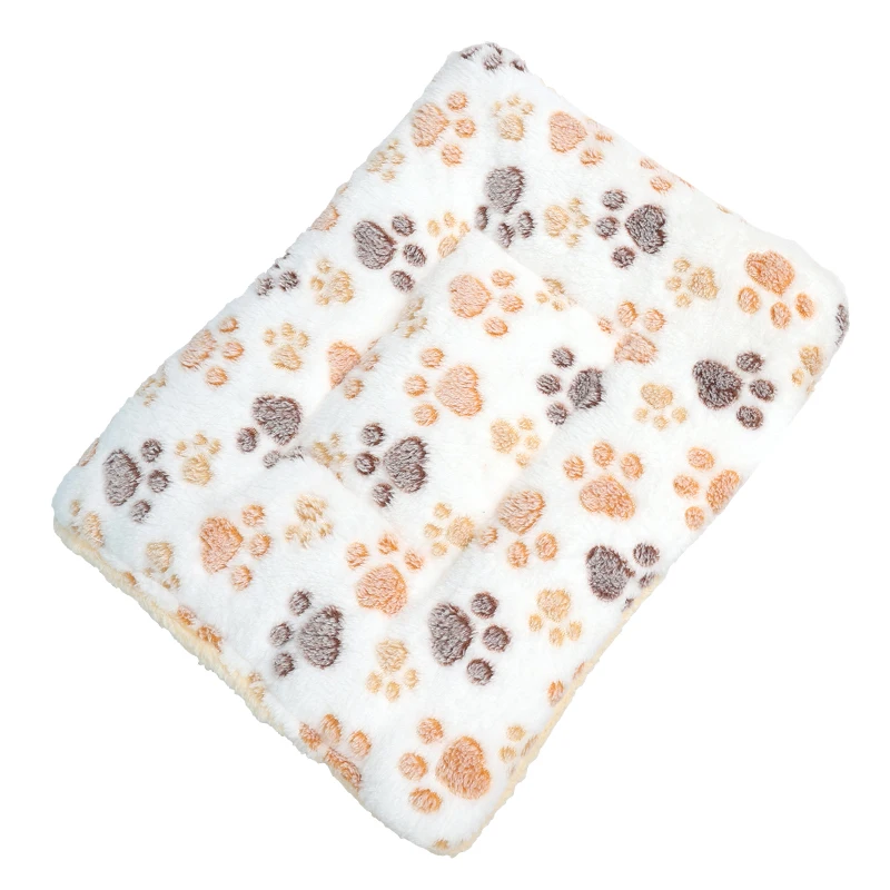 Factory Wholesale Washable Deluxe Plush Fluffy Comfy Kennel Pad Cat Bed Mat Dog Pet Sleeping Cotton Mat