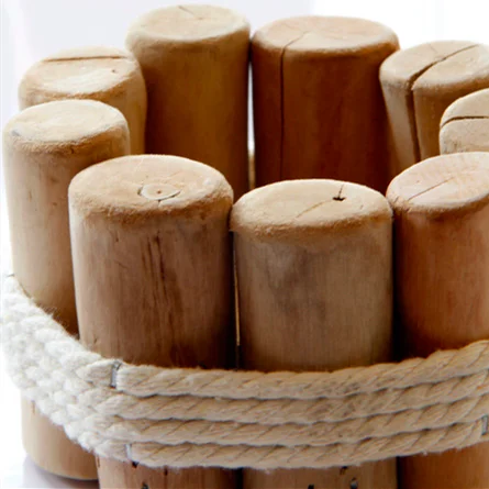 Wholesale new design rustic style home natural wooden base candle holder with glass cup