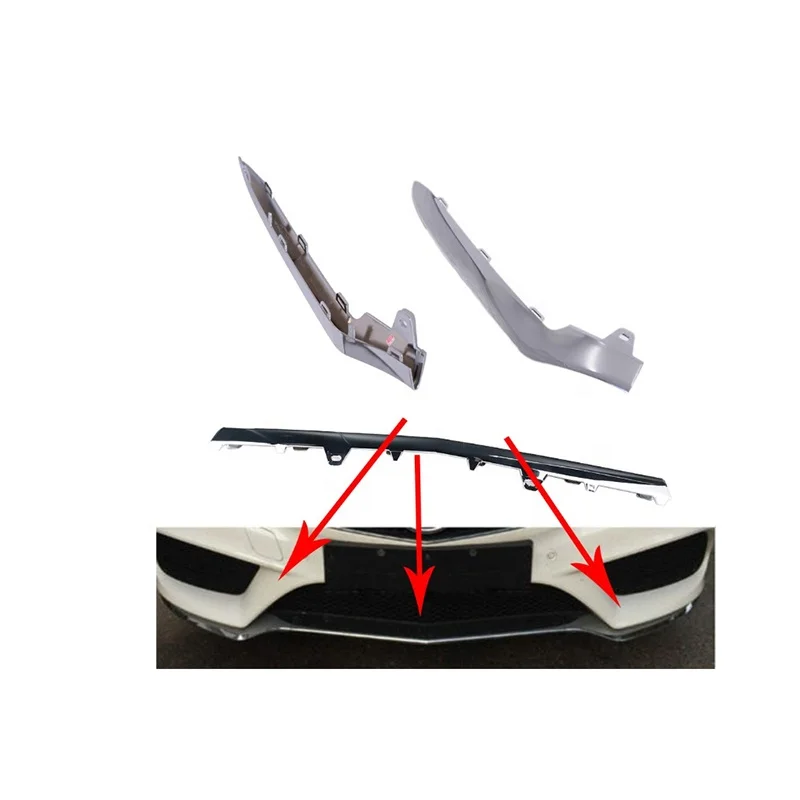 FOR MERCEDES 2014-2015 W212 front bumper miulding A2128852774 A2128852874  A2128852674 body trim car front bumper chrome factory
