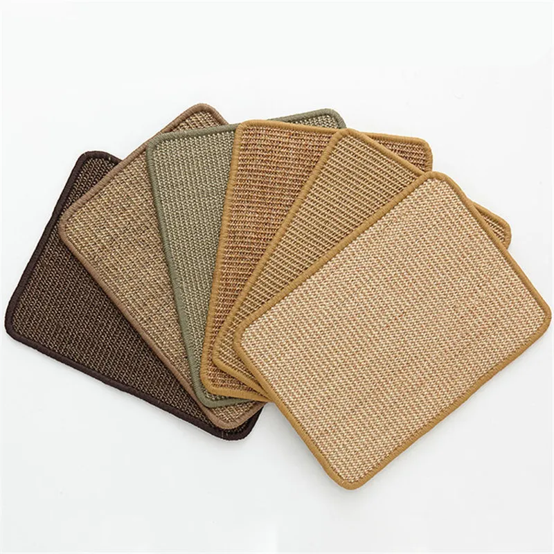 
Sisal Cat Scratcher Board Scratching Post Mat Toy for Tower Climbing Tree Pad Cooling Litter Mat Furniture Protector Cat Toys 