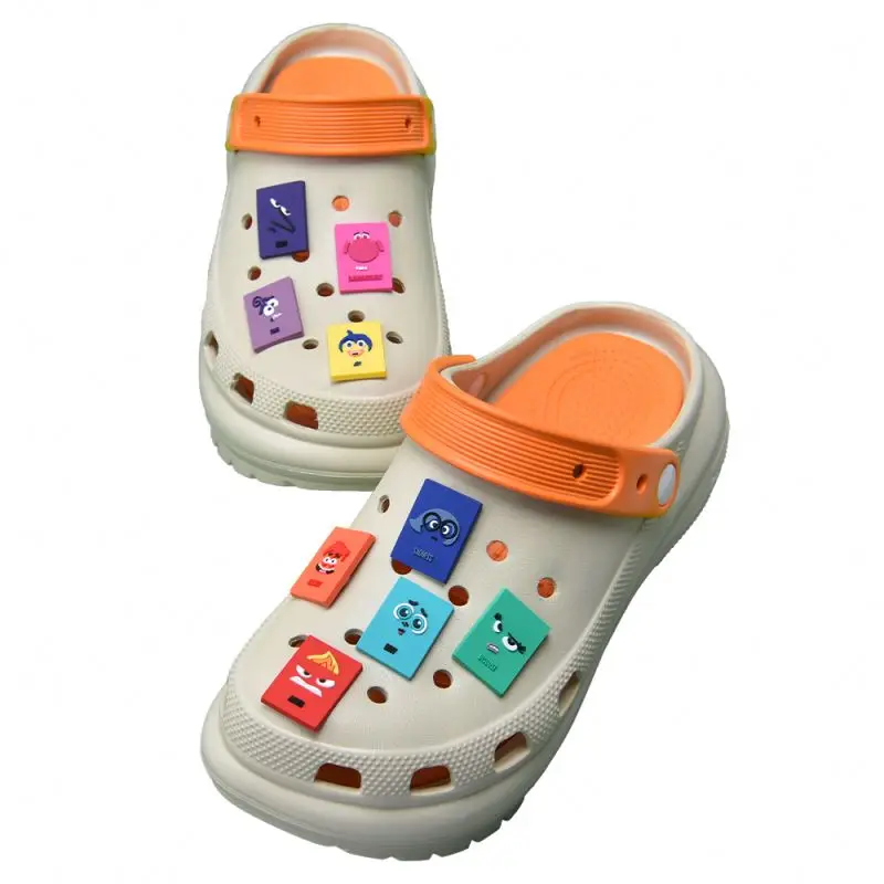 PVC shoes charms dog inside out stock design Hook clip Stickers lucky  charms Business Logo special   clog charm