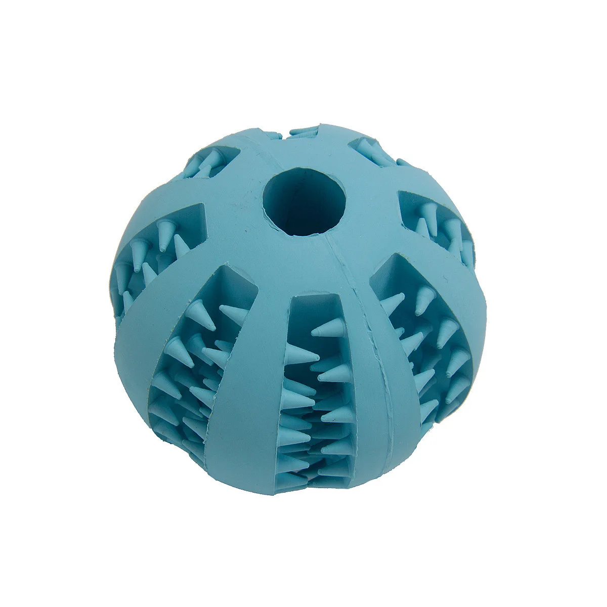 5 7 cm diameter natural rubber multi-functions safety pet molar acuity training watermelon ball dog cat food dropping bite toy