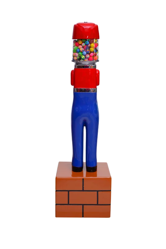  Новый дизайн капсулы конфет Super Mario игрушки торговый автомат Gumball игровой с