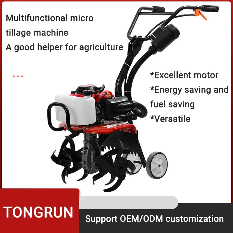 Manual Weeding Machine Gasoline Cultivator Agricultural Gasoline Farm Tiller