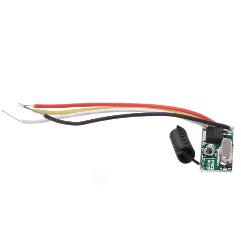 Wireless Remote Control Button Light Switch Mini Receiver 3.6V 12V 24V 433MHz Transmitter Controller Module